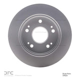 Dynamic Friction 2006-2015 Honda Civic Rear GeoSPEC Coated Rotor (260x9 Solid) by Dynamic Friction Company 604-59024