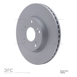 Dynamic Friction 2003-2017 Acura ILX Front GeoSPEC Coated Rotor (282x23 Vented) by Dynamic Friction Company 604-59034