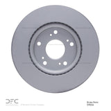 Dynamic Friction 2003-2017 Acura ILX Front GeoSPEC Coated Rotor (282x23 Vented) by Dynamic Friction Company 604-59034