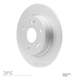 Dynamic Friction 2016-2016 Honda CR-Z Rear GeoSPEC Coated Rotor (282x9 Solid) by Dynamic Friction Company 604-59060
