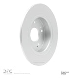 Dynamic Friction 2016-2016 Honda CR-Z Rear GeoSPEC Coated Rotor (282x9 Solid) by Dynamic Friction Company 604-59060