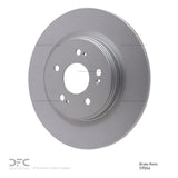 Dynamic Friction 2018-2025 Honda Odyssey Rear GeoSPEC Coated Rotor (330x11 Solid) by Dynamic Friction Company 604-59066