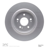 Dynamic Friction 2018-2025 Honda Odyssey Rear GeoSPEC Coated Rotor (330x11 Solid) by Dynamic Friction Company 604-59066
