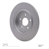 Dynamic Friction 2018-2025 Honda Odyssey Rear GeoSPEC Coated Rotor (330x11 Solid) by Dynamic Friction Company 604-59066