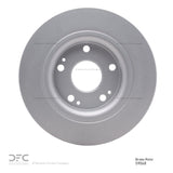 Dynamic Friction 2017-2020 Honda Civic Sedan Rear GeoSPEC Coated Rotor (282x10 Solid) by Dynamic Friction Company 604-59068