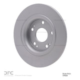 Dynamic Friction 2017-2020 Honda Civic Sedan Rear GeoSPEC Coated Rotor (282x10 Solid) by Dynamic Friction Company 604-59068