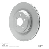 Dynamic Friction 2004-2009 Mercedes-Benz SL600 Rear GeoSPEC Coated Rotor (330x26 Vented) by Dynamic Friction Company 604-63061