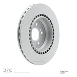 Dynamic Friction 2004-2009 Mercedes-Benz SL600 Rear GeoSPEC Coated Rotor (330x26 Vented) by Dynamic Friction Company 604-63061