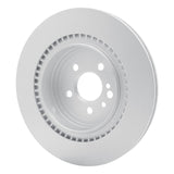 Dynamic Friction 2007-2013 Mercedes-Benz S600 Rear GeoSPEC Coated Rotor (348x26 Vented) by Dynamic Friction Company 604-63069