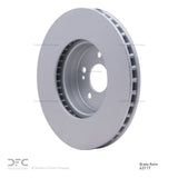 Dynamic Friction 2015-2023 Mercedes-Benz E250 Front GeoSPEC Coated Rotor (330x32 Vented) by Dynamic Friction Company 604-63117