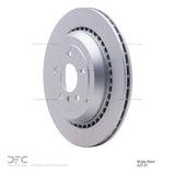 Dynamic Friction 2006-2012 Mercedes-Benz GL450 Rear GeoSPEC Coated Rotor (330x22 Vented) by Dynamic Friction Company 604-63131