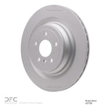 Dynamic Friction 2013-2019 Mercedes-Benz GL350 Rear GeoSPEC Coated Rotor (345x22 Vented) by Dynamic Friction Company 604-63150