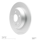 Dynamic Friction 2016-2023 Mercedes-Benz Metris Rear GeoSPEC Coated Rotor (300x12 Solid) by Dynamic Friction Company 604-63161