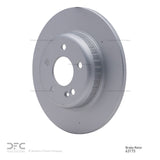 Dynamic Friction 2015-2021 Mercedes-Benz C180 (Mexico) Rear GeoSPEC Coated Rotor (300x12 Solid) by Dynamic Friction Company 604-63173