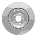 Dynamic Friction 2020-2026 Mercedes-Benz GLE350 Rear GeoSPEC Coated Rotor (345x22 Vented) by Dynamic Friction Company 604-63183