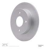 Dynamic Friction 1989-1998 Nissan 240SX Rear GeoSPEC Coated Rotor (258x9 Solid) by Dynamic Friction Company 604-67029