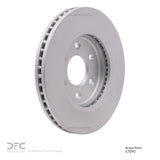 Dynamic Friction 2005-2021 Nissan Frontier Front GeoSPEC Coated Rotor (283x28 Vented) by Dynamic Friction Company 604-67095