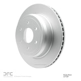 Dynamic Friction 2016-2024 Nissan Titan XD Rear GeoSPEC Coated Rotor (365x30 Vented) by Dynamic Friction Company 604-67109