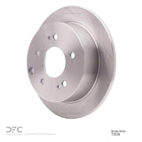 Dynamic Friction 2004-2012 Mitsubishi Eclipse Rear GeoSPEC Coated Rotor (261x10 Solid) by Dynamic Friction Company 604-72038