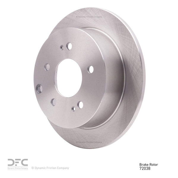 Dynamic Friction 2004-2012 Mitsubishi Eclipse Rear GeoSPEC Coated Rotor ...