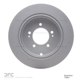 Dynamic Friction 2007-2015 Mitsubishi Lancer Rear GeoSPEC Coated Rotor (302x10 Solid) by Dynamic Friction Company 604-72062