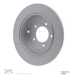 Dynamic Friction 2007-2015 Mitsubishi Lancer Rear GeoSPEC Coated Rotor (302x10 Solid) by Dynamic Friction Company 604-72062