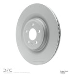Dynamic Friction 2011-2018 Audi A8 Rear GeoSPEC Coated Rotor (356x21.8 Vented) by Dynamic Friction Company 604-73063