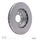 Dynamic Friction 2003-2015 Audi Q7 Left Front GeoSPEC Coated Rotor (350x34 Vented) by Dynamic Friction Company 604-74051D