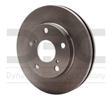 Dynamic Friction 1992-2001 Toyota Camry Front GeoSPEC Coated Rotor (255x28 Vented) by Dynamic Friction Company 604-76051