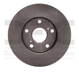 Dynamic Friction 1992-2001 Toyota Camry Front GeoSPEC Coated Rotor (255x28 Vented) by Dynamic Friction Company 604-76051