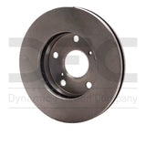 Dynamic Friction 1992-2001 Toyota Camry Front GeoSPEC Coated Rotor (255x28 Vented) by Dynamic Friction Company 604-76051