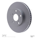 Dynamic Friction 1992-2006 Lexus ES300 Front GeoSPEC Coated Rotor (275x28 Vented) by Dynamic Friction Company 604-76052
