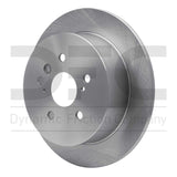 Dynamic Friction 2009-2015 Toyota Venza Rear GeoSPEC Coated Rotor (298x10 Solid) by Dynamic Friction Company 604-76086