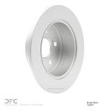 Dynamic Friction 2012-2018 Lexus ES300h Rear GeoSPEC Coated Rotor (281x10 Solid) by Dynamic Friction Company 604-76091