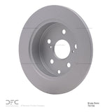 Dynamic Friction 2006-2018 Lexus HS250H Rear GeoSPEC Coated Rotor (281x12 Solid) by Dynamic Friction Company 604-76134