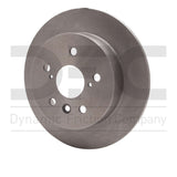 Dynamic Friction 2018-2024 Toyota Camry Rear GeoSPEC Coated Rotor (281x10 Solid) by Dynamic Friction Company 604-76152