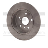 Dynamic Friction 2018-2024 Toyota Camry Rear GeoSPEC Coated Rotor (281x10 Solid) by Dynamic Friction Company 604-76152