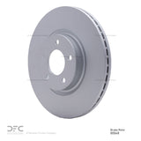 Dynamic Friction 2007-2013 Mazda 3 Front GeoSPEC Coated Rotor (320x25 Vented) by Dynamic Friction Company 604-80048
