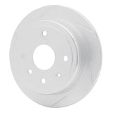 Dynamic Friction 2004-2010 Suzuki Forenza Rear Left Slotted Silver Brake Rotor by Dynamic Friction Company 611-01011L