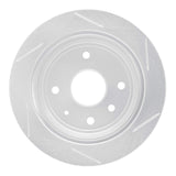 Dynamic Friction 2004-2010 Suzuki Forenza Rear Left Slotted Silver Brake Rotor by Dynamic Friction Company 611-01011L