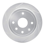 Dynamic Friction 2004-2010 Suzuki Forenza Rear Left Slotted Silver Brake Rotor by Dynamic Friction Company 611-01011L