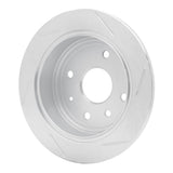 Dynamic Friction 2004-2010 Suzuki Forenza Rear Left Slotted Silver Brake Rotor by Dynamic Friction Company 611-01011L