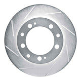 Dynamic Friction 1977-1988 Porsche 924 Rear Left Slotted Silver Brake Rotor by Dynamic Friction Company 611-02006L