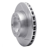 Dynamic Friction 1986-1991 Porsche 928 Right Front Slotted Silver Brake Rotor by Dynamic Friction Company 611-02009D