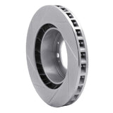 Dynamic Friction 1986-1991 Porsche 928 Right Front Slotted Silver Brake Rotor by Dynamic Friction Company 611-02009D