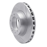 Dynamic Friction 1986-1991 Porsche 928 Left Front Slotted Silver Brake Rotor by Dynamic Friction Company 611-02010D