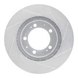Dynamic Friction 1987-1995 Porsche 944 (Excl Turbo) Front Left Slotted Silver Brake Rotor by Dynamic Friction Company 611-02019L