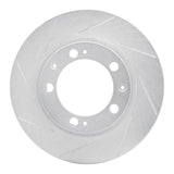 Dynamic Friction 1987-1995 Porsche 944 (Excl Turbo) Front Left Slotted Silver Brake Rotor by Dynamic Friction Company 611-02019L