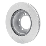 Dynamic Friction 1987-1995 Porsche 944 (Excl Turbo) Front Left Slotted Silver Brake Rotor by Dynamic Friction Company 611-02019L