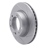 Dynamic Friction 1987-1995 Porsche 944 (Excl Turbo) Front Right Slotted Silver Brake Rotor by Dynamic Friction Company 611-02019R